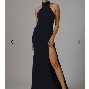 ISO jay Godfrey cameo gown in midnight size 2